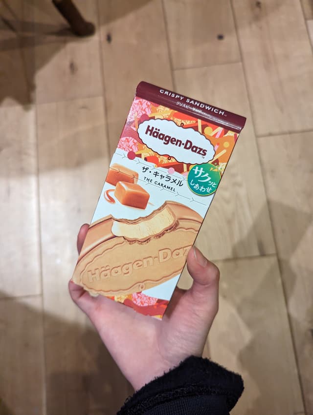 Haagen Dazs Caramel Sandwich